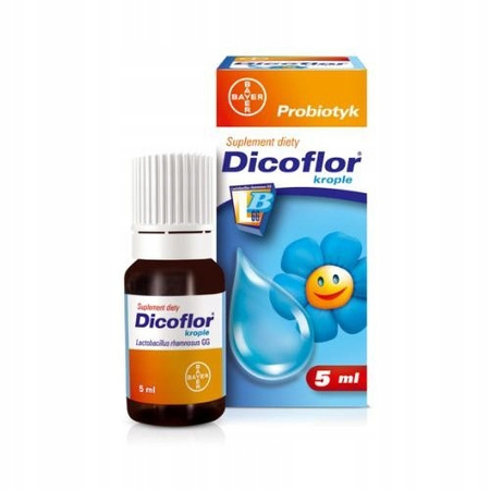 Dicoflor Probiotyk w kroplach dla niemowląt i dzieci 5 ml