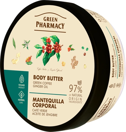 Green Pharmacy Body Butter Green Coffee and Ginger Oil 200ml