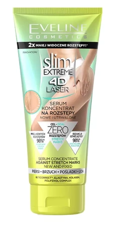 Eveline Slim EXtreme 4D Laser Serum Koncentrat na Rozstępy Nowe i Utrwalone 150ml