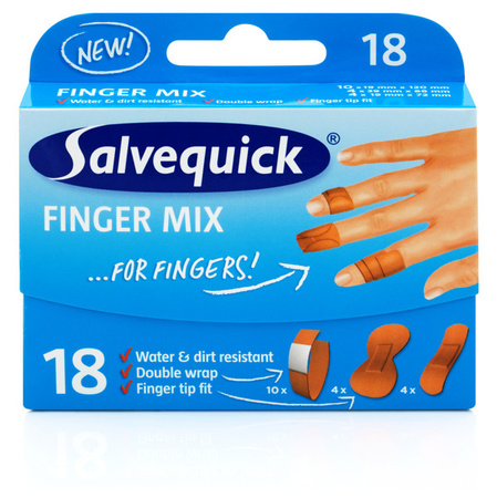 Salvequick Finger Mix Patches 18pcs.