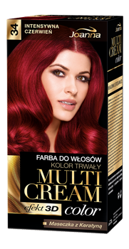 Joanna Multi Cream Color Dye Intense Red /34/