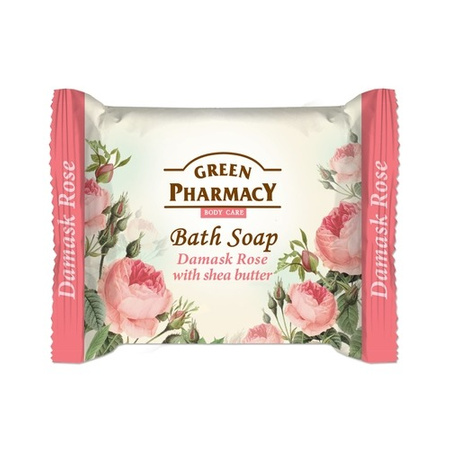 Elfa Pharm Green Pharmacy Bath Soap Damask Rose with Shea Butter 100g