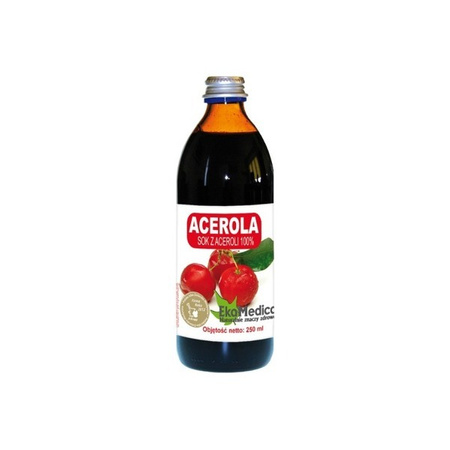 EkaMedica Naturalny Sok z Owoców Aceroli 500ml