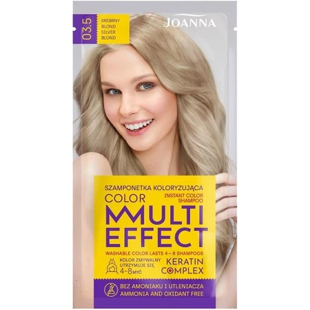 Joanna Multi Effect Color Shampoo No. 03.5 Silver Blonde