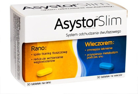 Aflofarm Asystor Slim Dwufazowy System 30tabl.