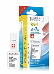 Eveline 8w1 Total Action skoncentrowana odżywka do paznokci 12 ml