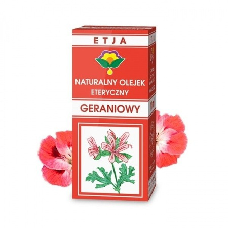 Etja Olejek Geraniowy Naturalny Eteryczny 10 ml