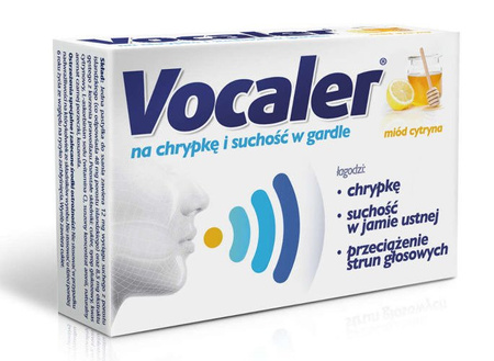 Vocaler Hoarseness and Dryness in Throat 12 Pastylki Do Ssania