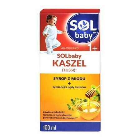 SOLbaby COUGH Tussi Thyme Honey Spruce Syrup 1+ 100ml