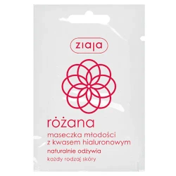 Ziaja Rose Petals Youth Mask with Hyaluronic Acid 7ml