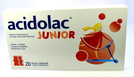 Dietary Supplement Acidolac Junior 20tabs.