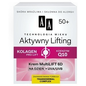 AA Aktywny Lifting Krem Liftingujący Na Dzień 50+ Transdermal Complex 50ml