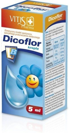 Dicoflor Krople Probiotyk Dla Niemowląt i Dzieci 5ml