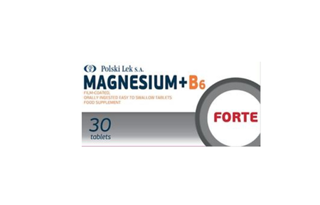 Polski Lek Magnez + B6 Forte 375mg 30 Tabletek