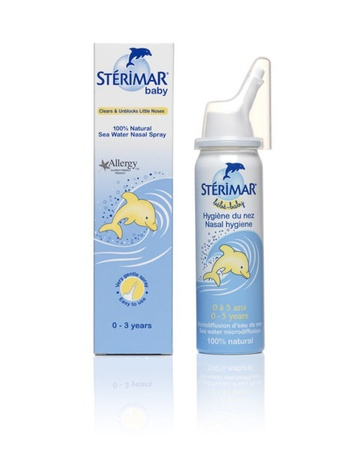 Sterimar Baby Fizjologiczny Roztwór Wody Morskiej Spray Do Nosa 50 ml Niemowlęta