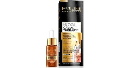 Eveline ROYAL CAVIAR THERAPY Luksusowe Intensywne Serum-ampułka Multiodżywcze Przeciwzmarszkowe18 ml