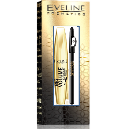 Eveline Big Volume Explosion Mascara and eyeliner pencil 