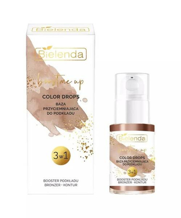 Bielenda Boost Me Up Color Drops Baza Przyciemniająca 3w1 15ml