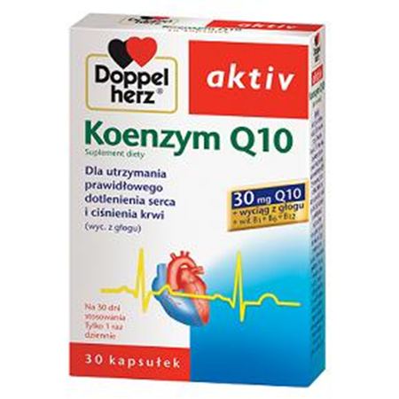 Doppelherz Aktiv Koenzym Q10 Wspomaga Wydolność Serca 30 Kapsułek