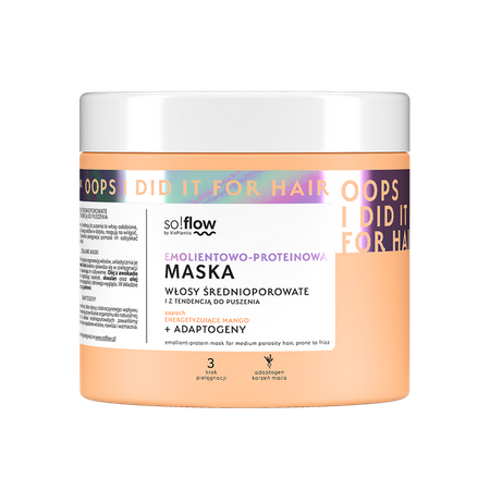 So!Flow Emollient-Protein Mask for Medium Porosity Hair 400ml