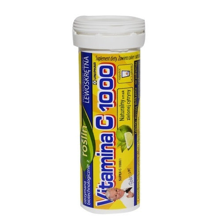 VITAMIN C 1000mg with lemon flavor FORT 20tabl.