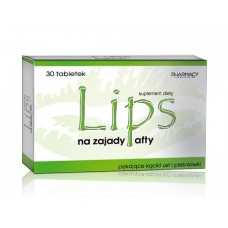 Lips Na Zajady I Afty Na Pękanie W Kącikach Ust 30 Sztuk.