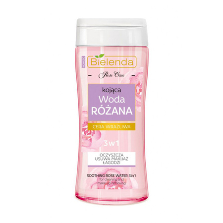 Bielenda Rose Care Kojąca Woda Różana 3w1 200ml