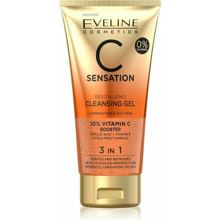 Eveline Sensation Cleansing Face Gel With Vitamin C 75ml