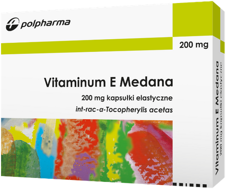 Vitaminum E Medana 200 mg 20 kaps.