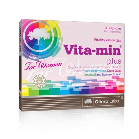 OLIMP VITA MIN PLUS FOR WOMAN VITAMINS AND MINERALS 30 CAPS