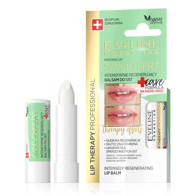 Eveline Cosmetics S.O.S. Expert Intensywnie Regenerujący Balsam Do Ust 1szt