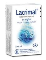 Lacrimal Nawilżające Krople Do Oczu 2x5 ml