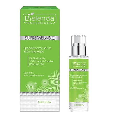 Bielenda Professional SupremeLab Sebio Derm Specjalistyczne Serum Regulujące do Cery Trądzikowej 30ml