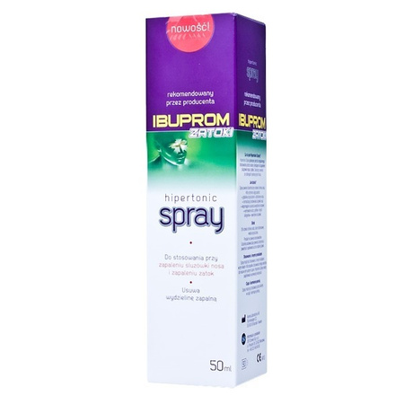 Ibuprom Zatoki Hipertonic Spray do Nosa 50ml