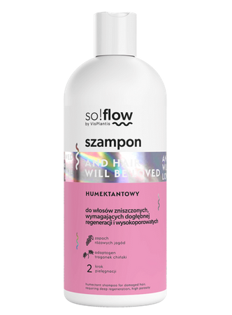 So!Flow Humektantowy Szampon dla Zniszczonych Włosów 300ml