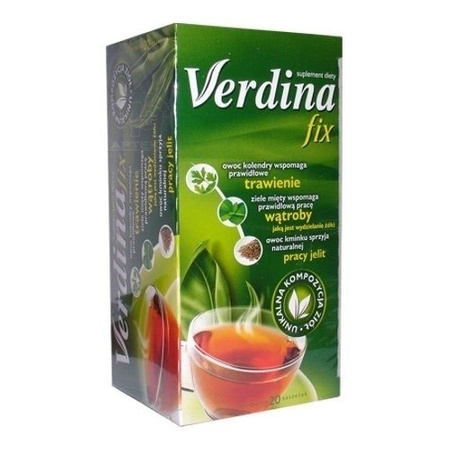 Dietary Supplement Verdin Fix Herbal Blend 20 sachets