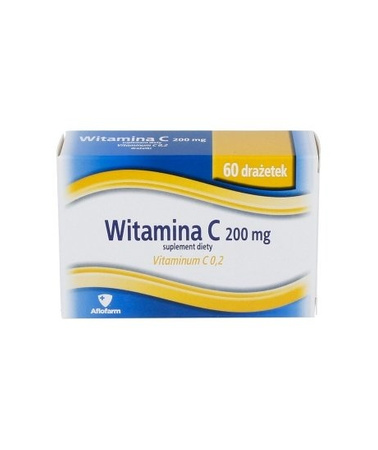 Aflofarm Witamina C 200 mg 30 drażetek