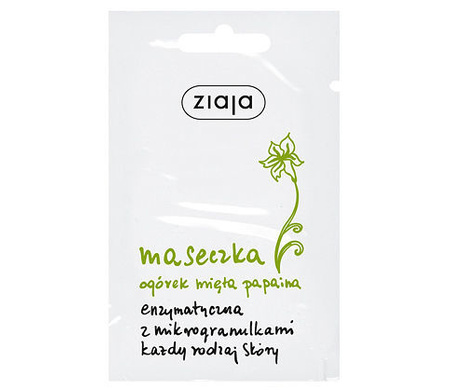 ZIAJA Cucumber mint mask every kind of skin 7ml