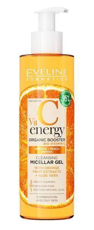 Eveline Cleansing Micellar Gel with Orange Fruit Extract and Aloe 200ml