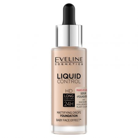 Eveline Liquid Control HD Podkład Nr 050 Golden Beige 32ml