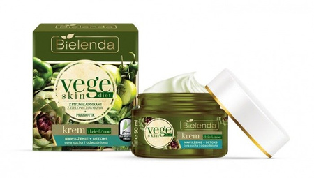 Bielenda Bielenda Vege Skin Diet Moisturizing + Detox Face Cream For Dry And Sensitive Skin 50ml