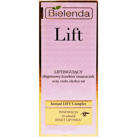 Bielenda Instant Lift Complex Liftingujący Ekspresowy Korektor Zmarszczek Oczy, Czoło, Okolice Ust 15ml