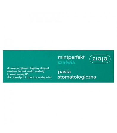 ZIaja Miniperfekt Szałwia Pasta Stomatologiczna 75 ml