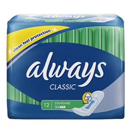 Always Classic Sanitary Towels Standard 12pcs