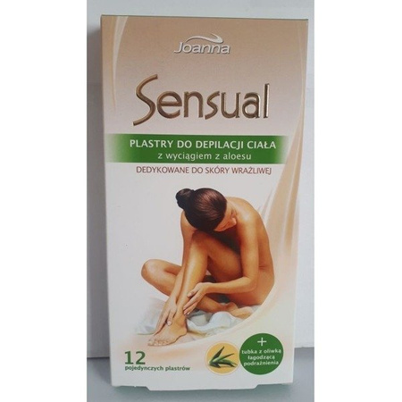 Joanna Sensual Body Depilation Patches with Aloe Extract 12pcs.