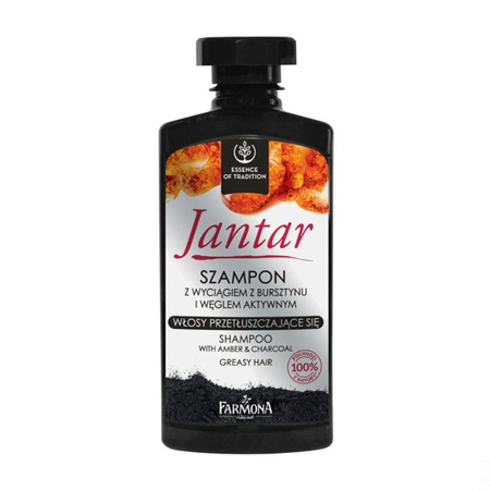 Farmona Jantar Shampoo with Amber and Activated Carbon Extract Oily Hair 330ml