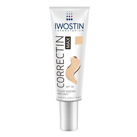 Iwostin Correctin Max SPF 30 Fluid 03 Mocno Kryjący 30 ml