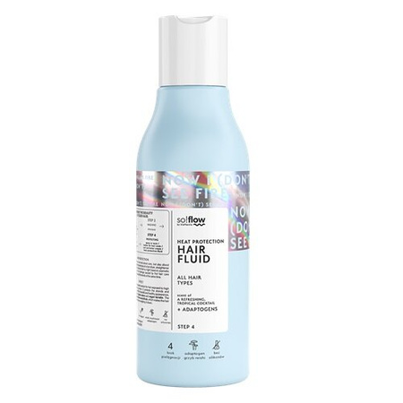 So!Flow Pielęgnujący fluid termoochronny dla każdego rodzaju włosów 150 ml