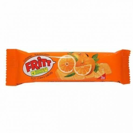 Fritt RUBBER WITH VITAMIN C ORANGE FLAVOUR 3 * 11,7G 1pcs.