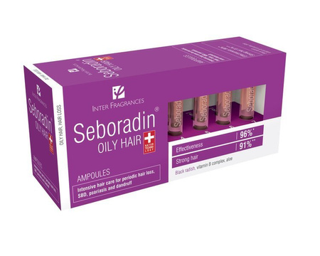 Seboradin Ampoules for Greasy Hair Anti Hair Loss 14pcs